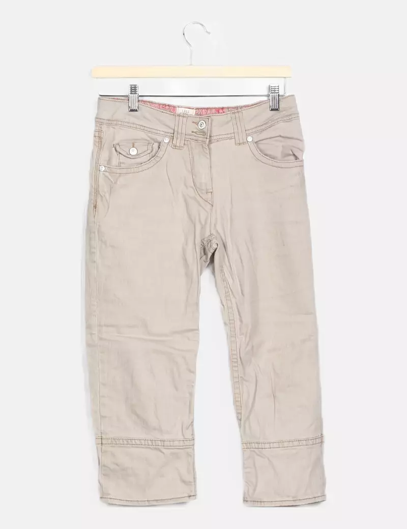 H&M Jean beige pirata