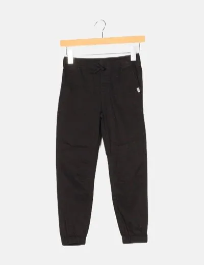 H&M Pantalón negro baggy