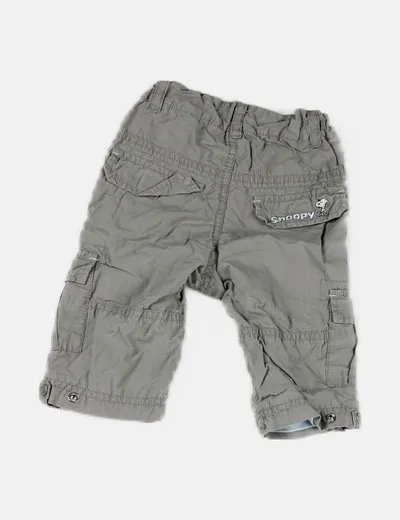H&M Pantalón verde básico