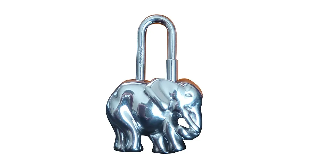Hermès Candado Plata 