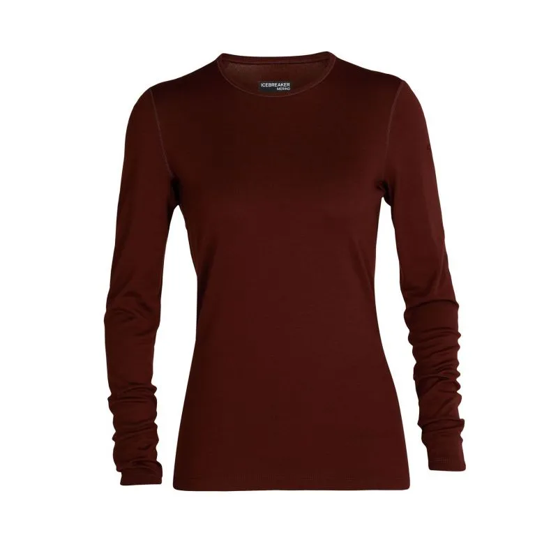 ICEBREAKER Merino 200 Oasis Ls Crewe (Espresso) Ropa interior de mujer