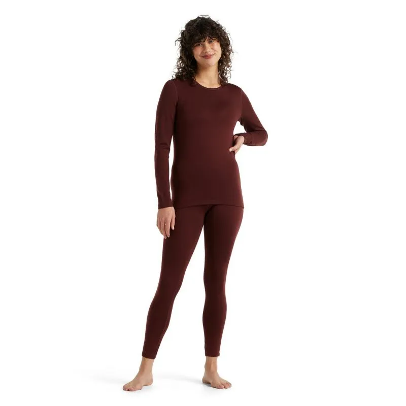 ICEBREAKER Merino 200 Oasis Ls Crewe (Espresso) Ropa interior de mujer