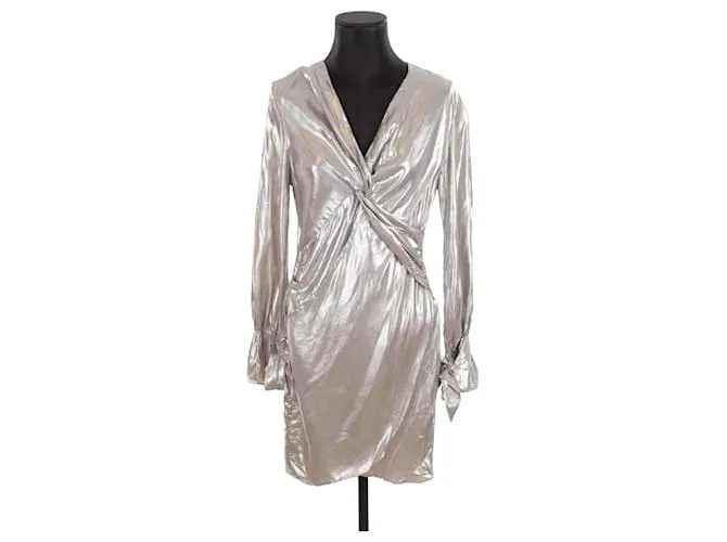 Iro Vestido plateado Plata 