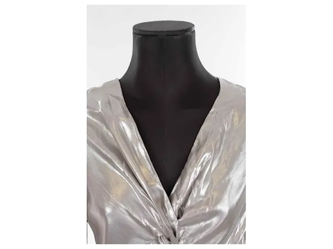Iro Vestido plateado Plata 