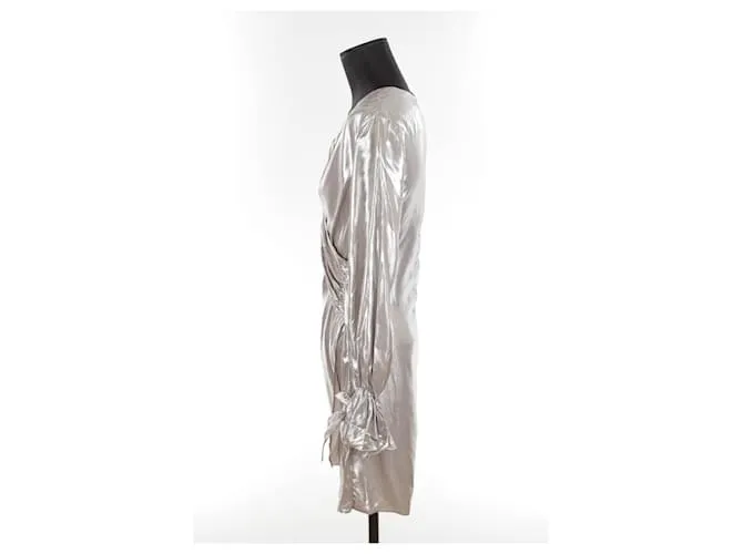 Iro Vestido plateado Plata 
