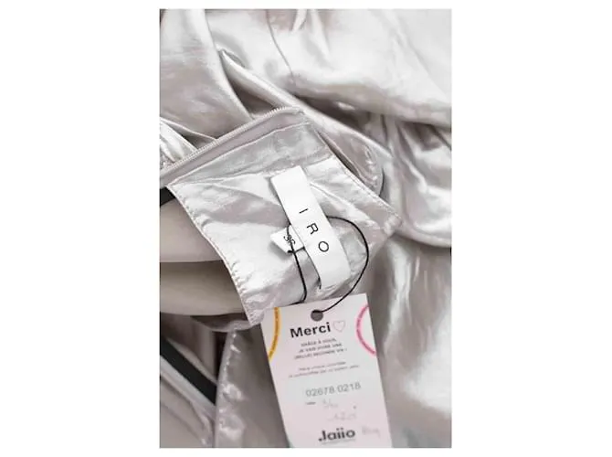 Iro Vestido plateado Plata 