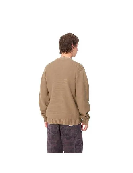 Jersey carhartt wip chane sweater camel de hombre