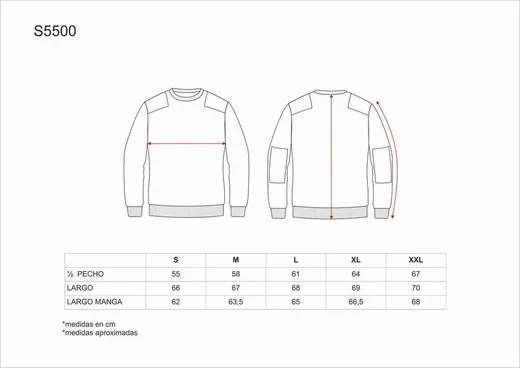 Jersey de cuello redondo con refuerzos en hombros / codos Marino