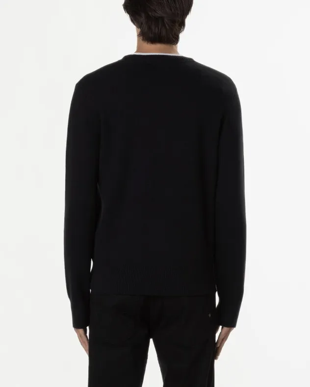 Jersey de punto Versace Jeans Couture 77GAFMH7 Negro