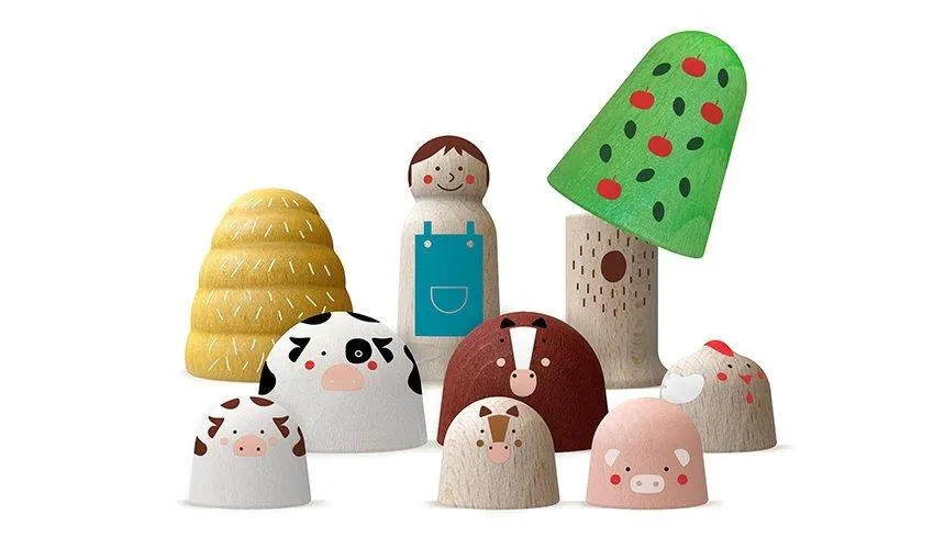 Juego de madera My Wooden World Farm