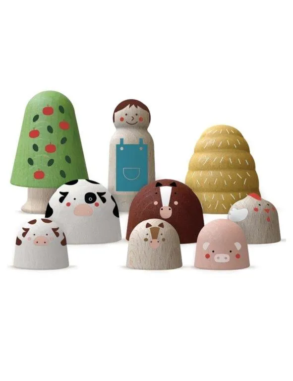 Juego de madera My Wooden World Farm