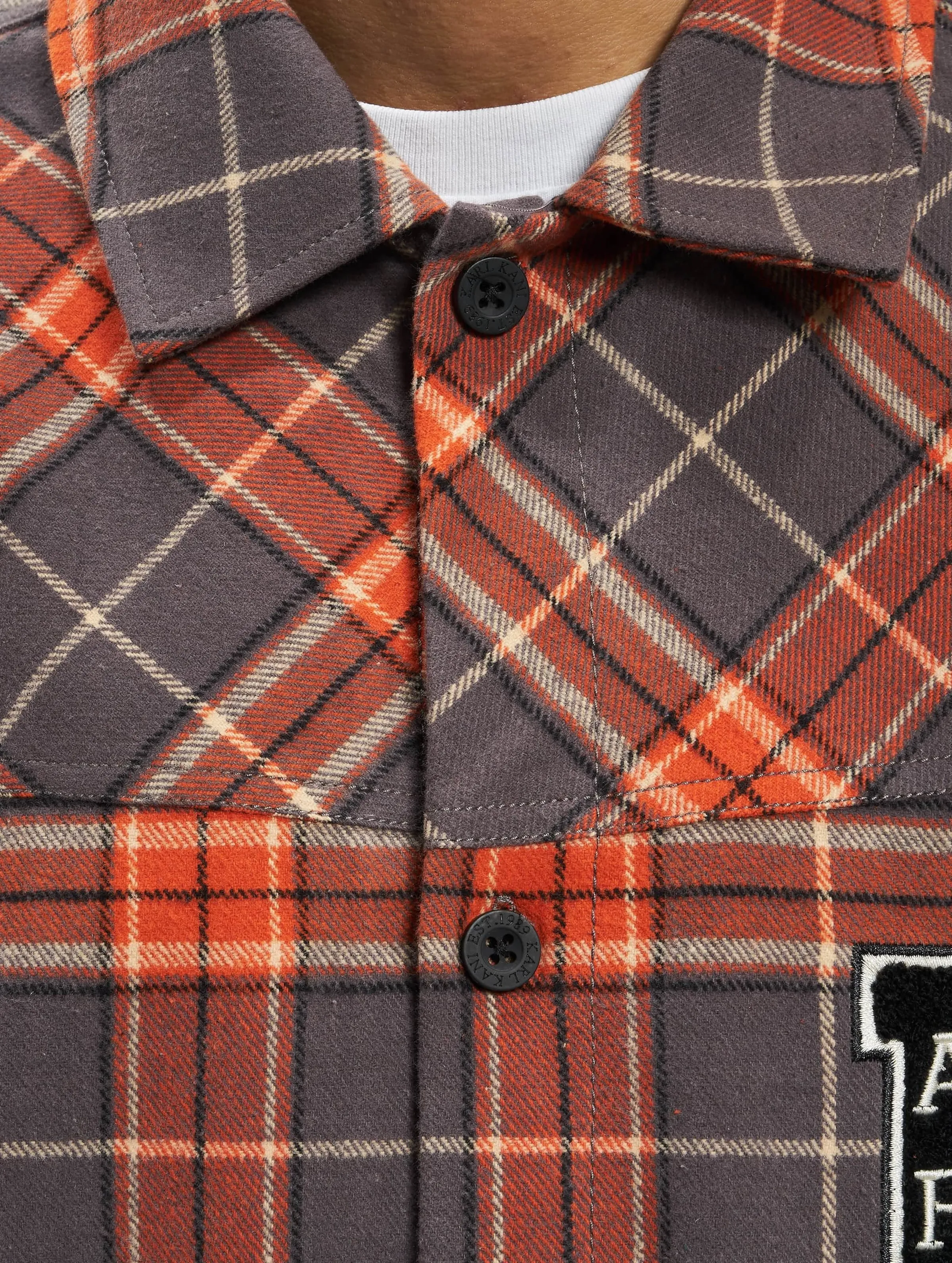 Karl Kani Chest Signature Heavy Flannel Shirt