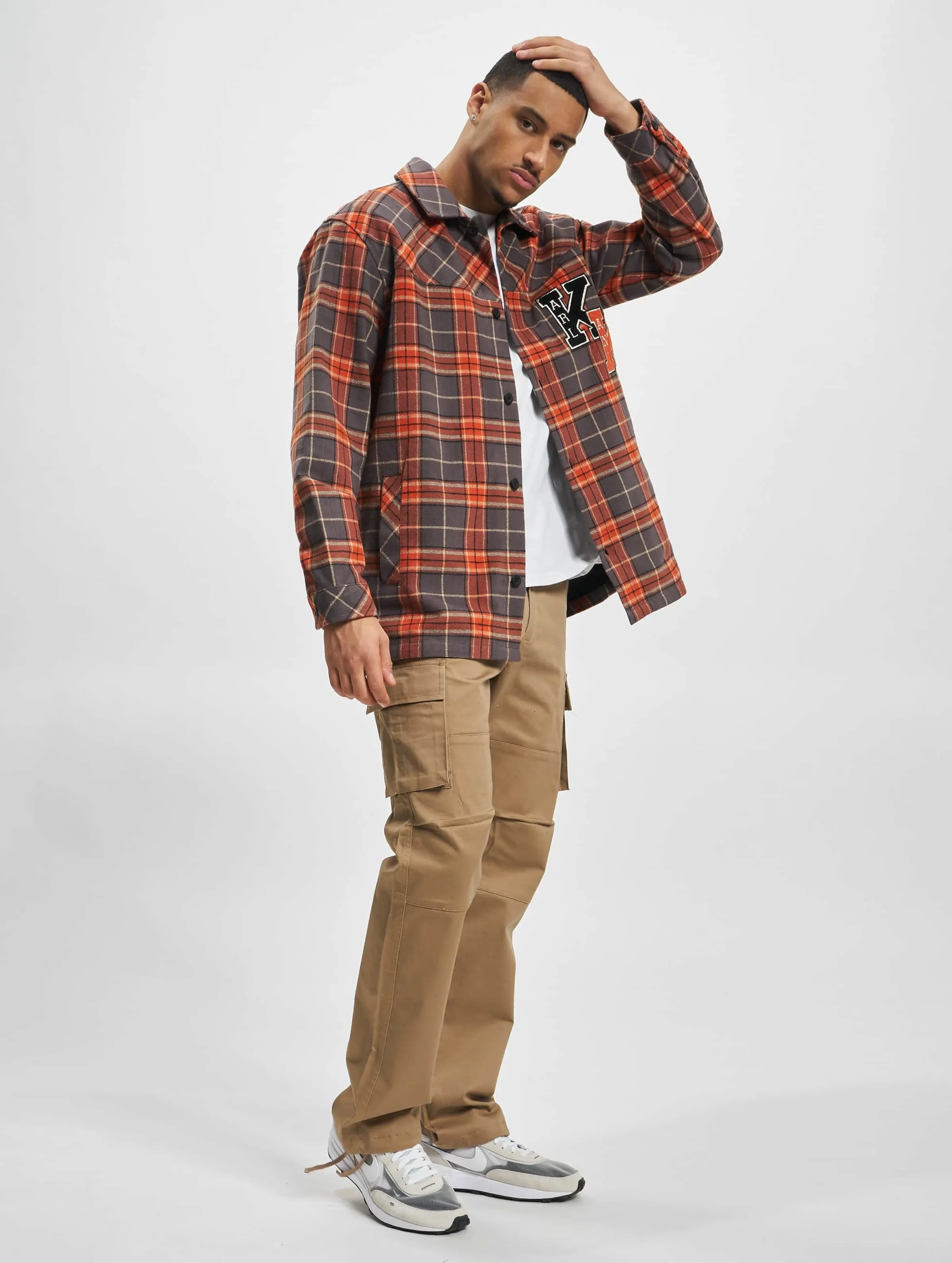 Karl Kani Chest Signature Heavy Flannel Shirt