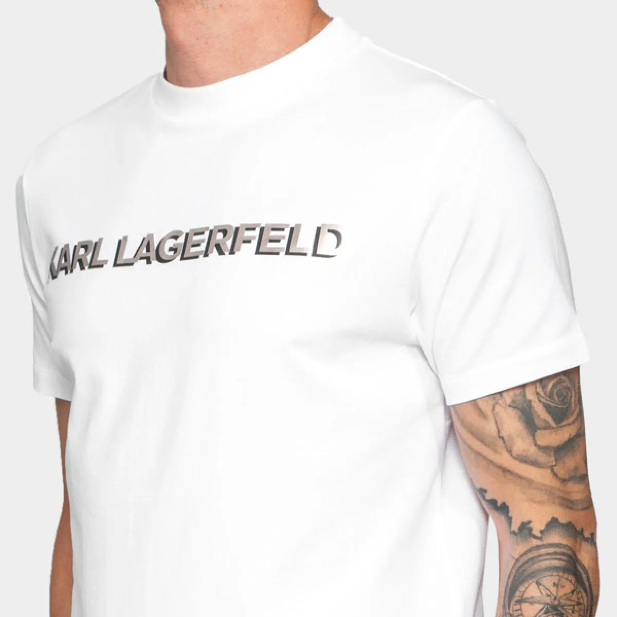 KARL LAGERFELD  CAMISETA BLANCA