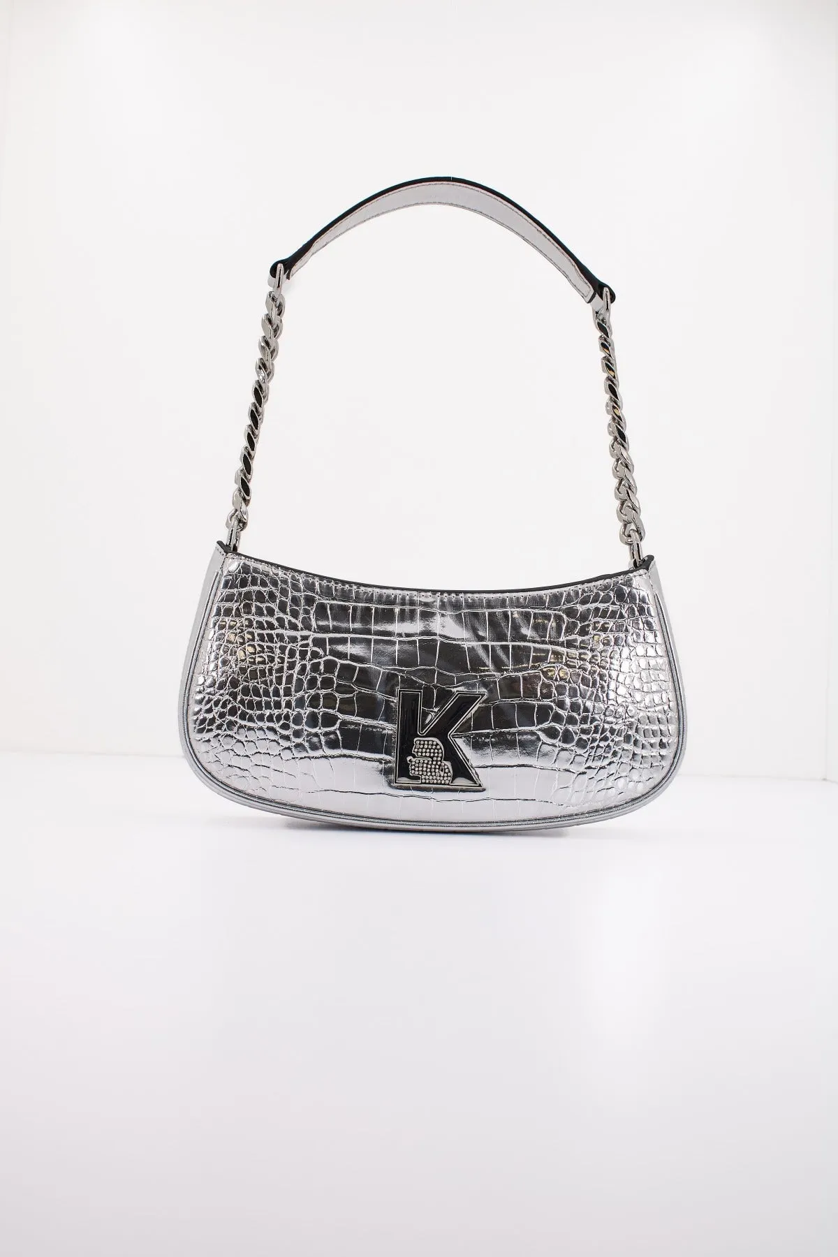 KARL LAGERFELD KAMEO SHOULDERBAG CROC