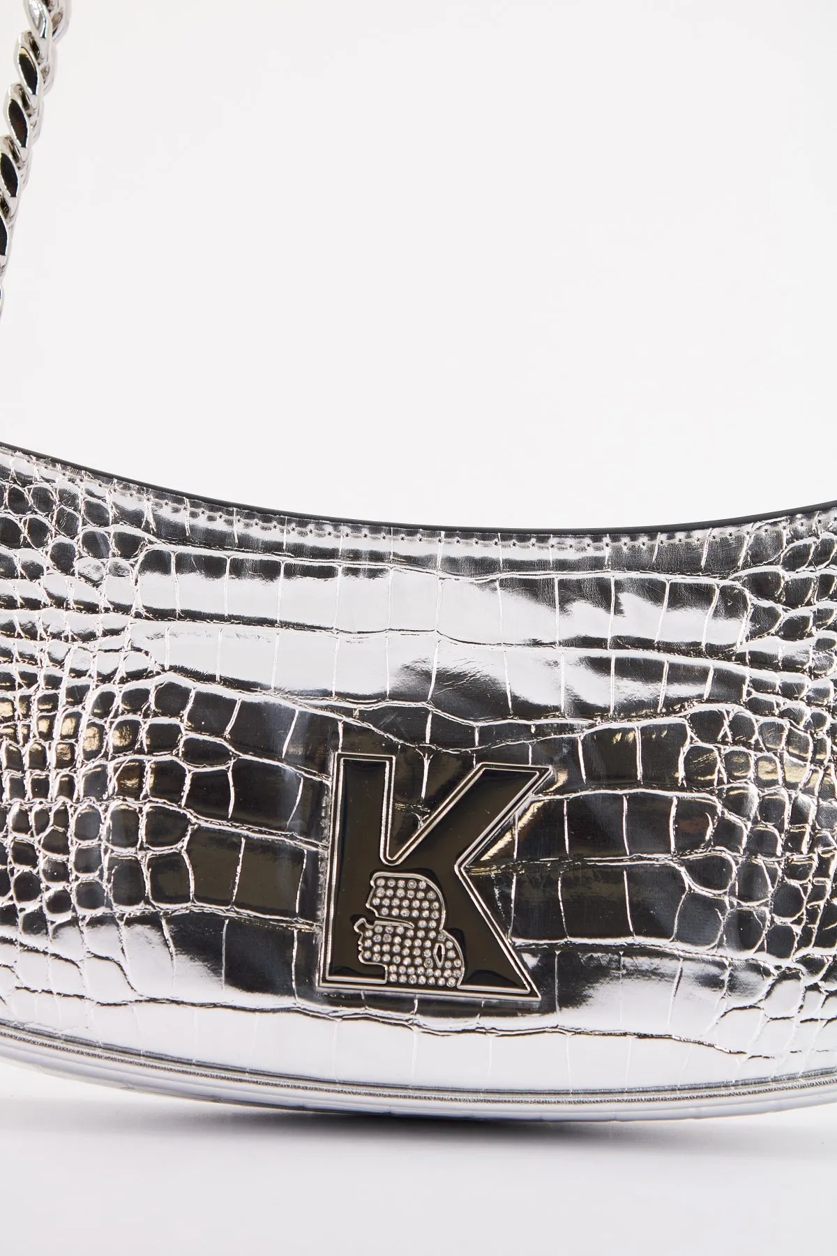 KARL LAGERFELD KAMEO SHOULDERBAG CROC
