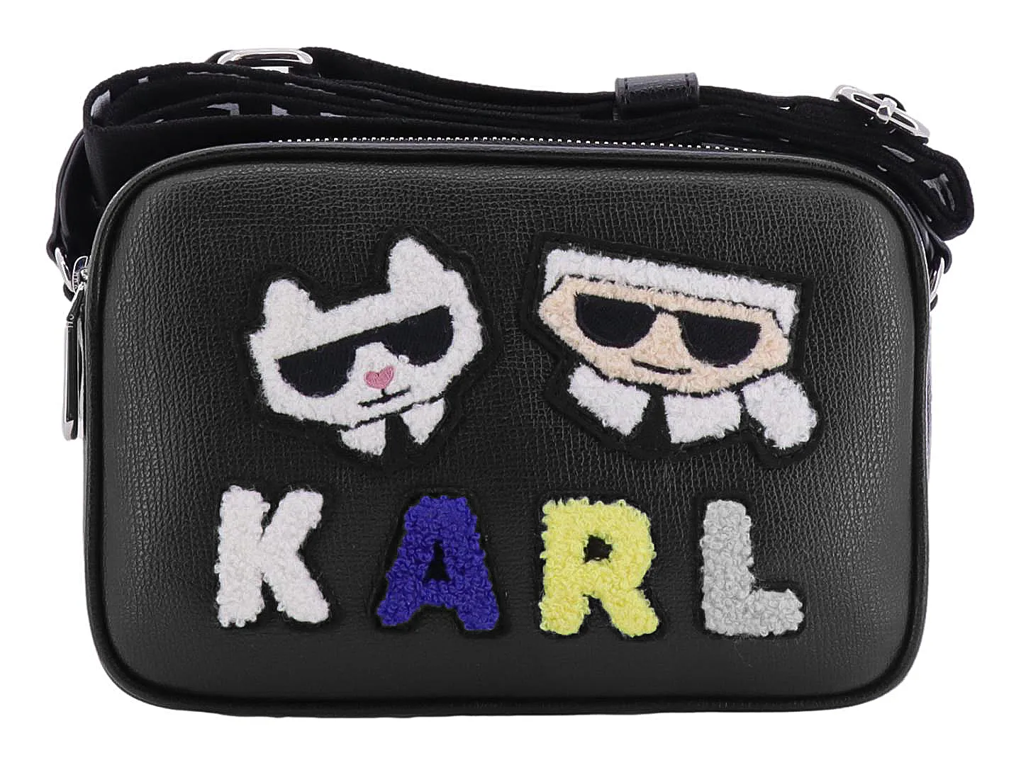 Karl Lagerfeld Lh 1eu9bj Blk/blu Multi Cross Body  Unica