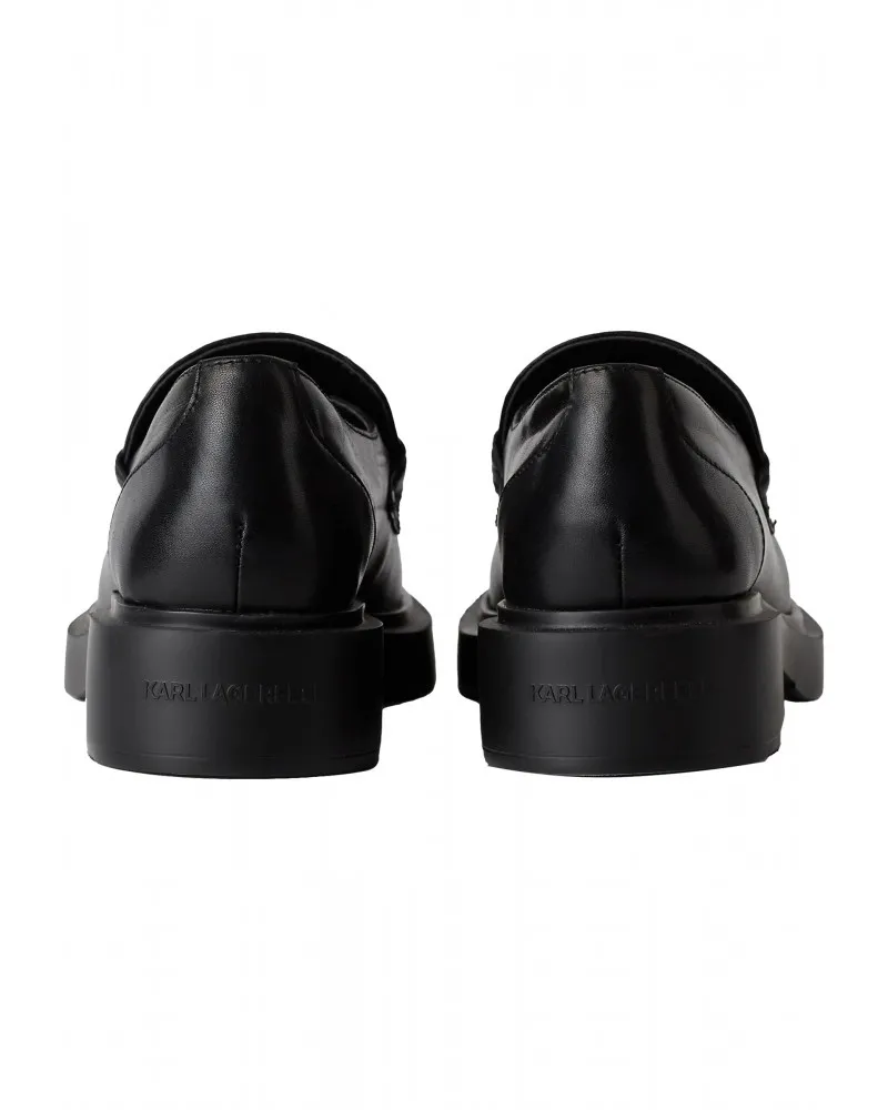 KARL LAGERFELD  MOCASINES MACIE CON LOGO K/SIGNATURE METáLICO CON STRASS