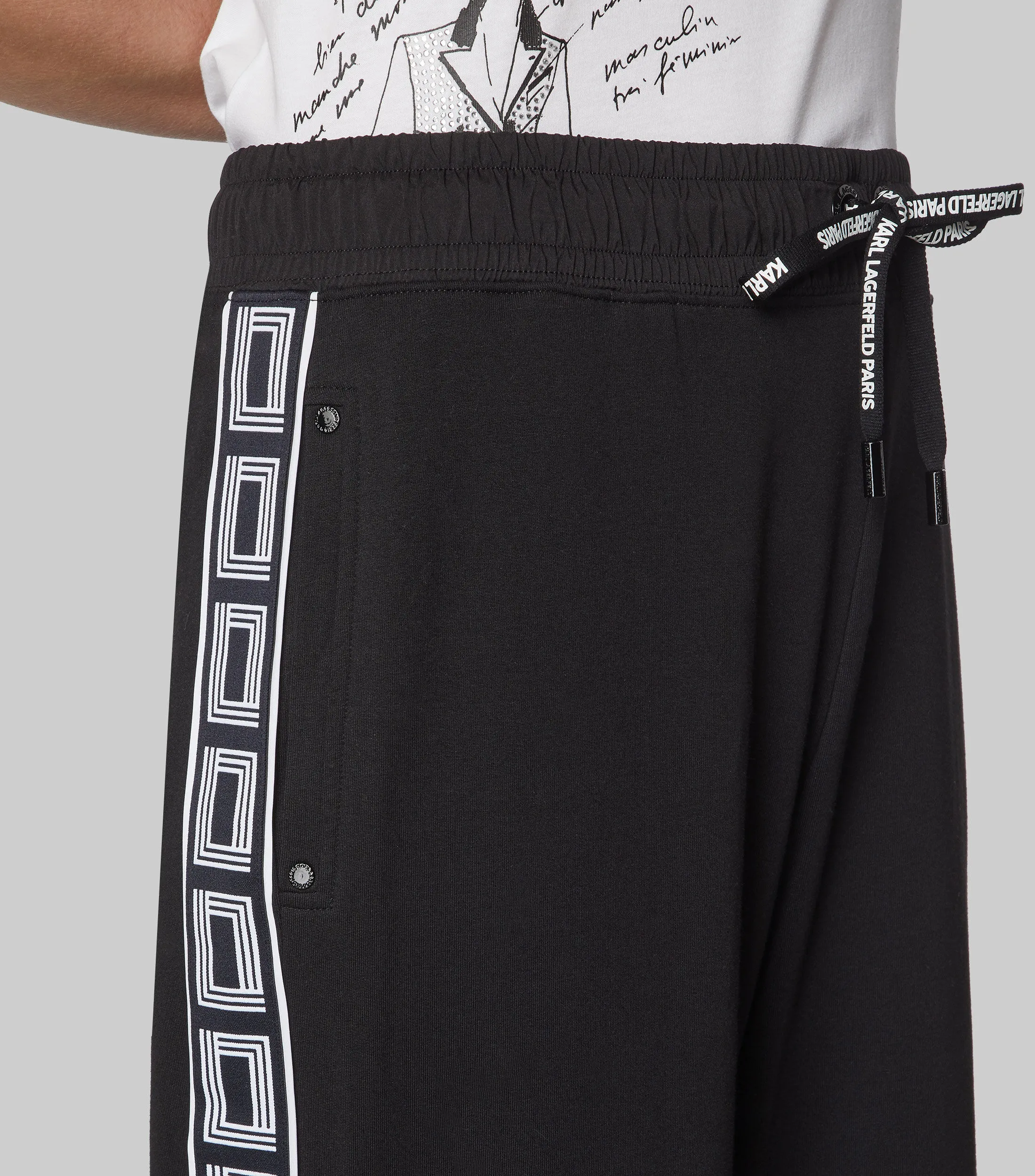 Karl Lagerfeld Pantalón con franjas Mujer
