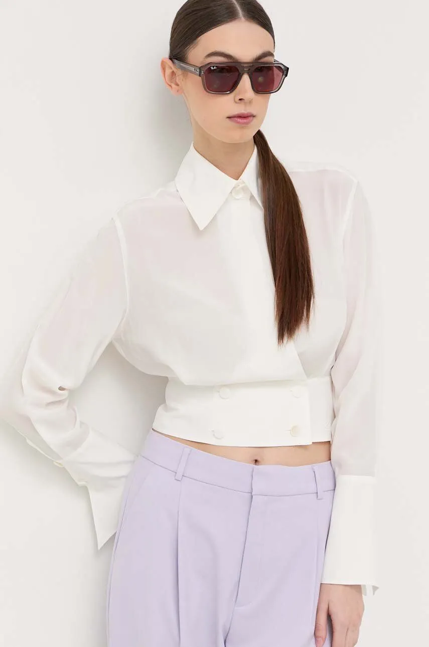 KARL LAGERFELD Silk Archive Shirt
