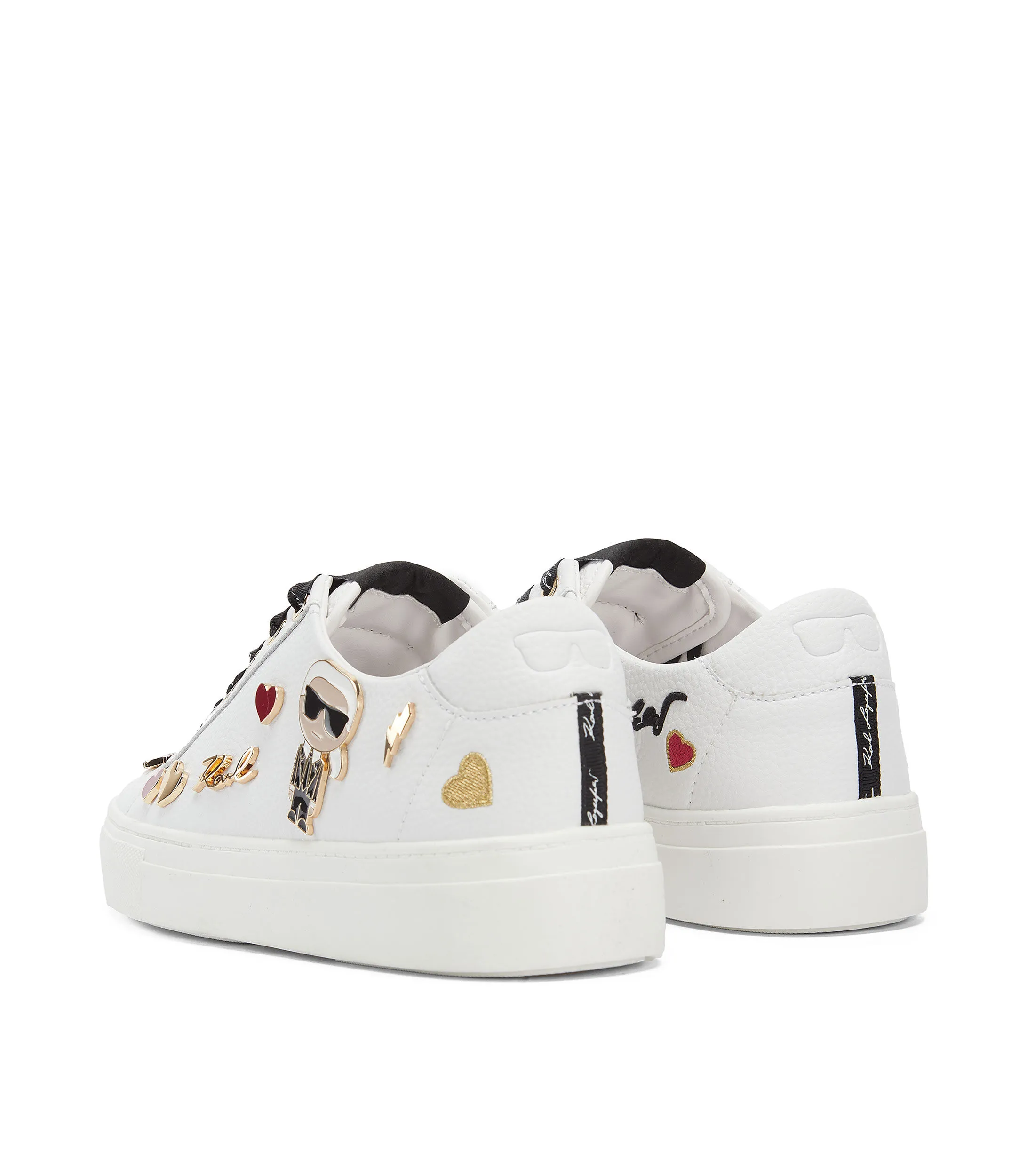 Karl Lagerfeld Tenis casuales Cate Pins en piel Mujer