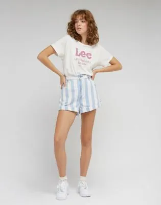 Lee Pleated Short "Mid Stripe"