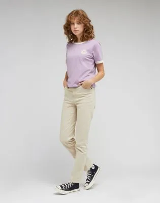 Lee Shrunken Graphic Tee "Plum"