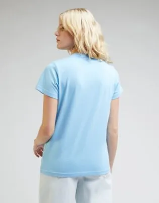 Lee Small Logo Tee "Shasta Blue"