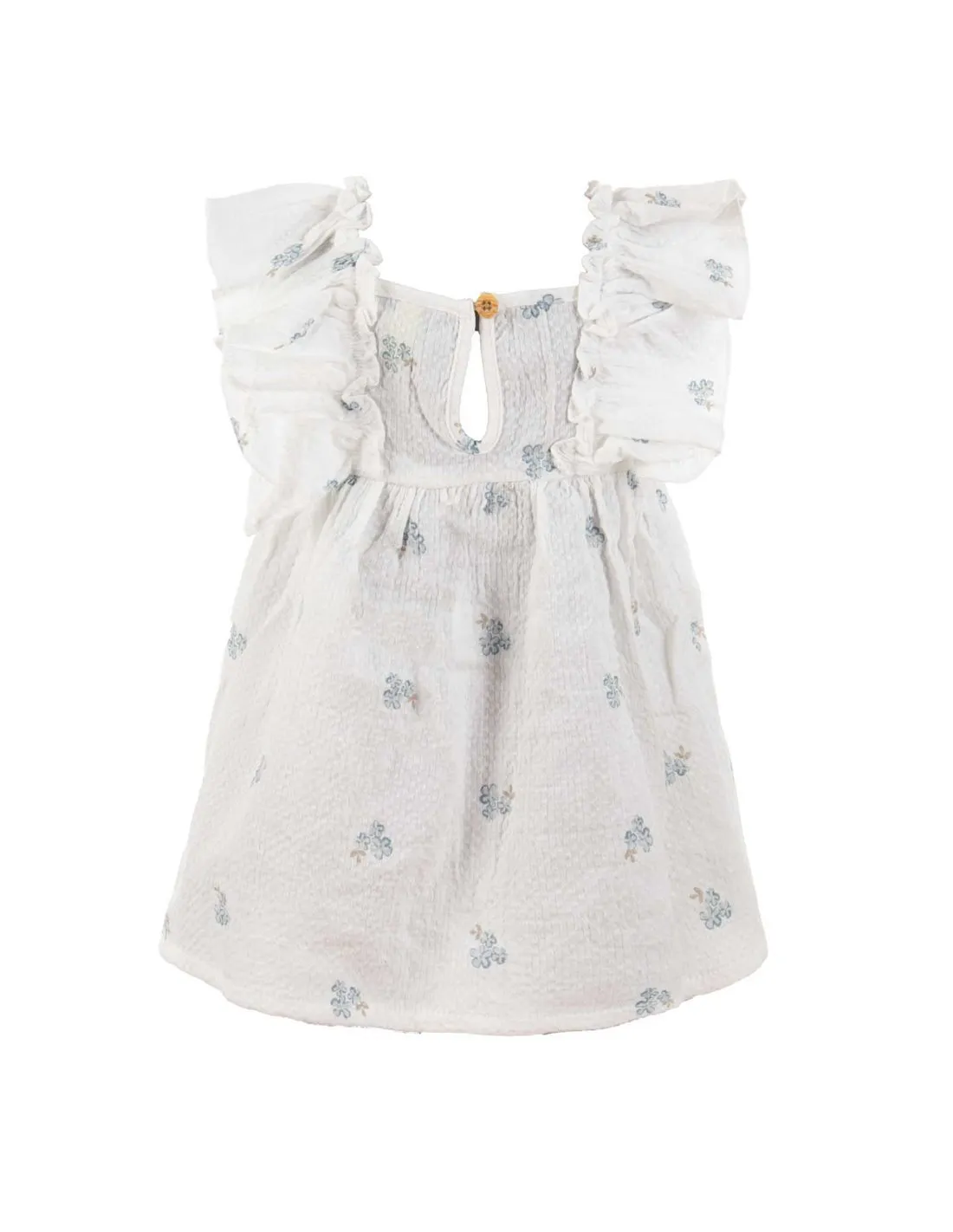 LOSAN  VESTIDO BLANCO LBGAP0501 24018 BEBé