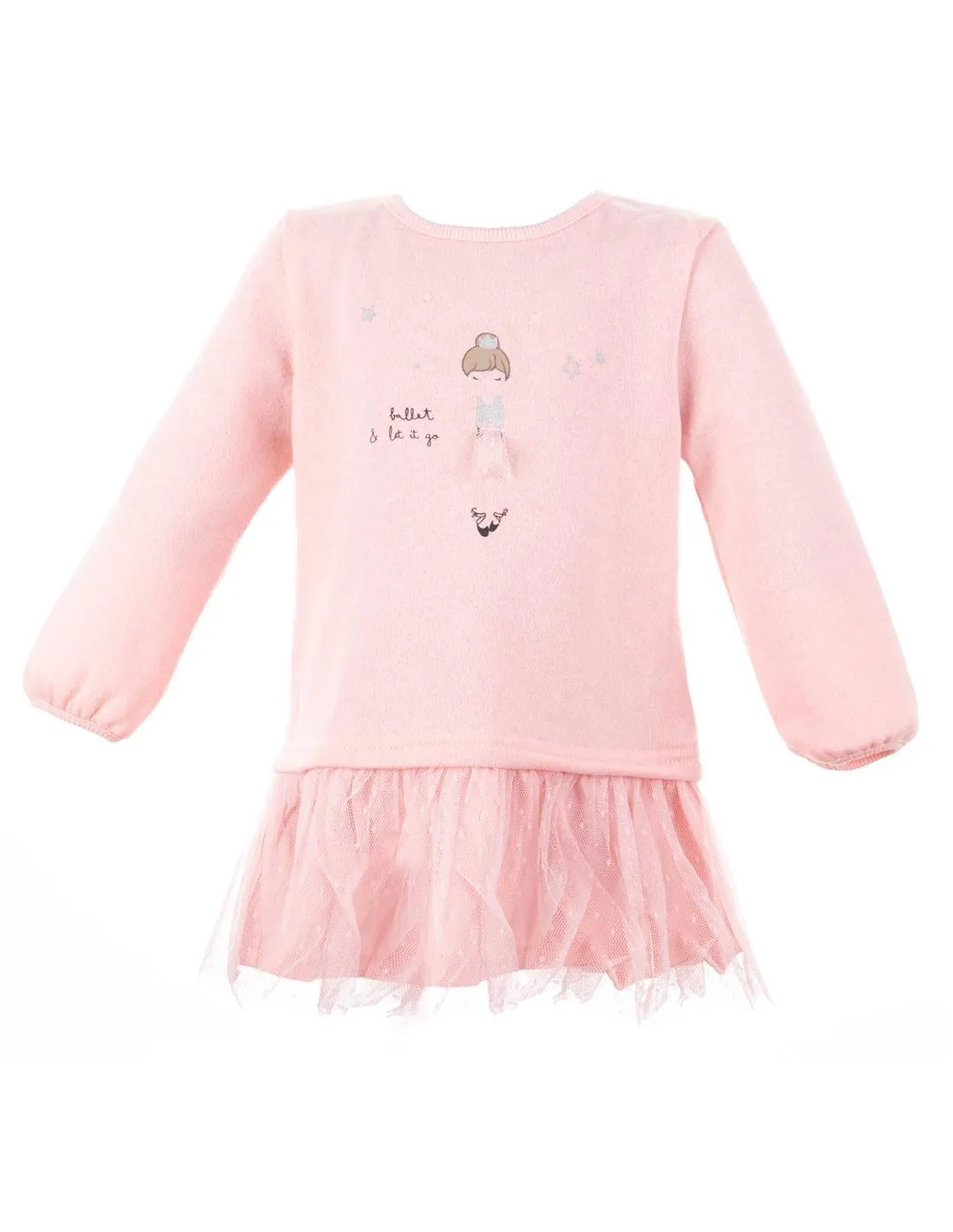 LOSAN  VESTIDO ROSA LBGAP0501 BEBé