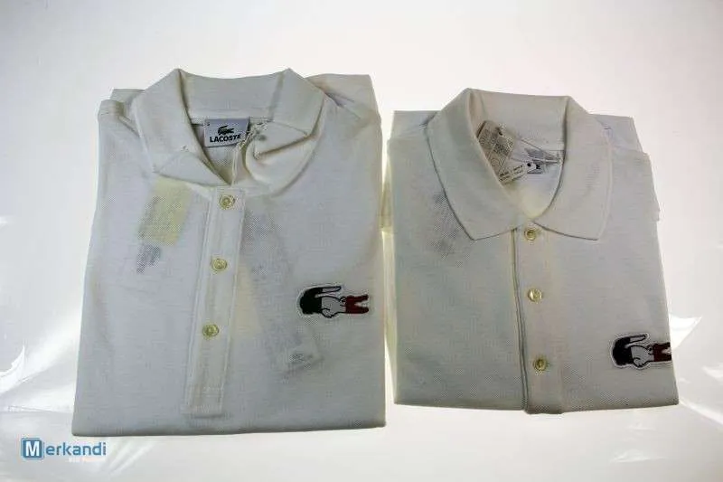 Lote de ropa y accesorios de marca Lacoste mix de hombre/mujer/niño