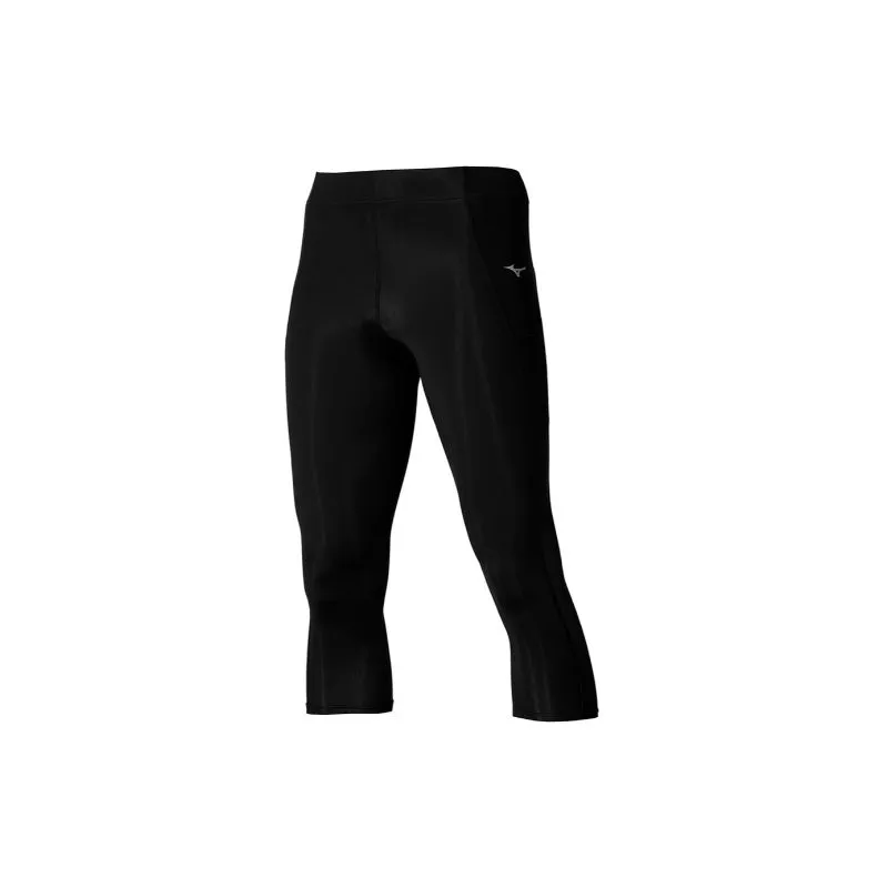 Mallas running hombre Mizuno Impulse Core 3/4 Tight (Negro)