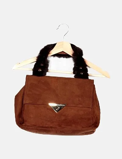 Martina K Bolso de mano con pelo