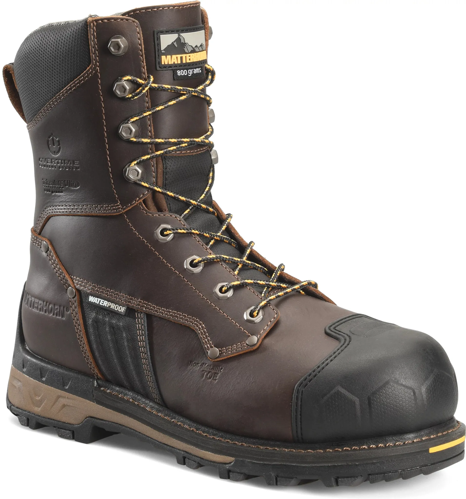 Men’s 8” Waterproof Insulated Comp Toe Work Boot