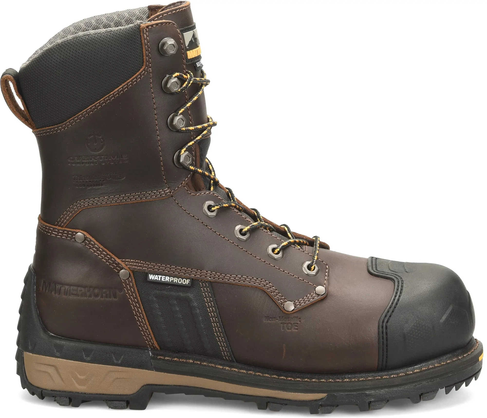 Men’s 8” Waterproof Insulated Comp Toe Work Boot