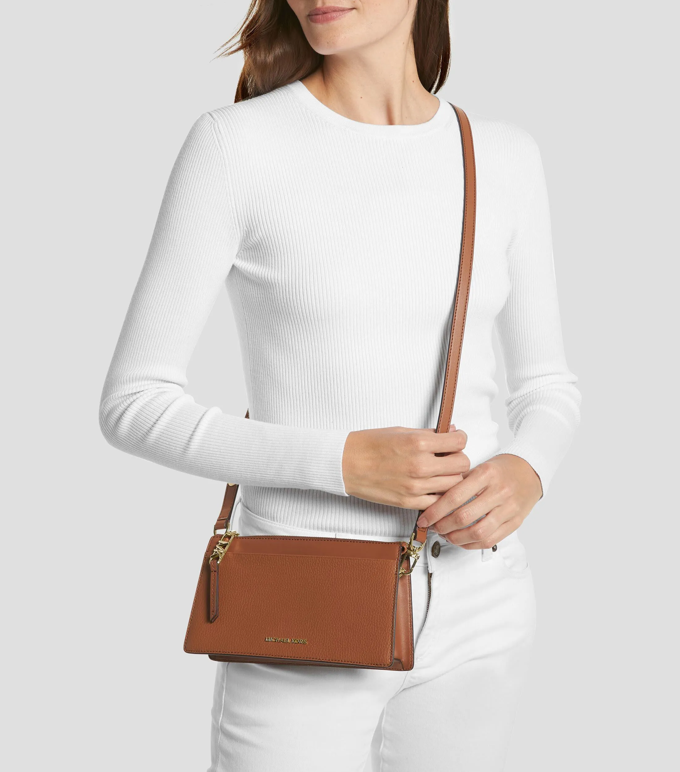 Michael Kors Bolso Crossbody en Piel con Logotipo Mujer