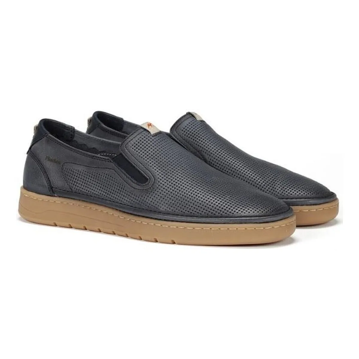 MOCASINES DE PIEL PARA HOMBRE  LEO F1946 MARINO