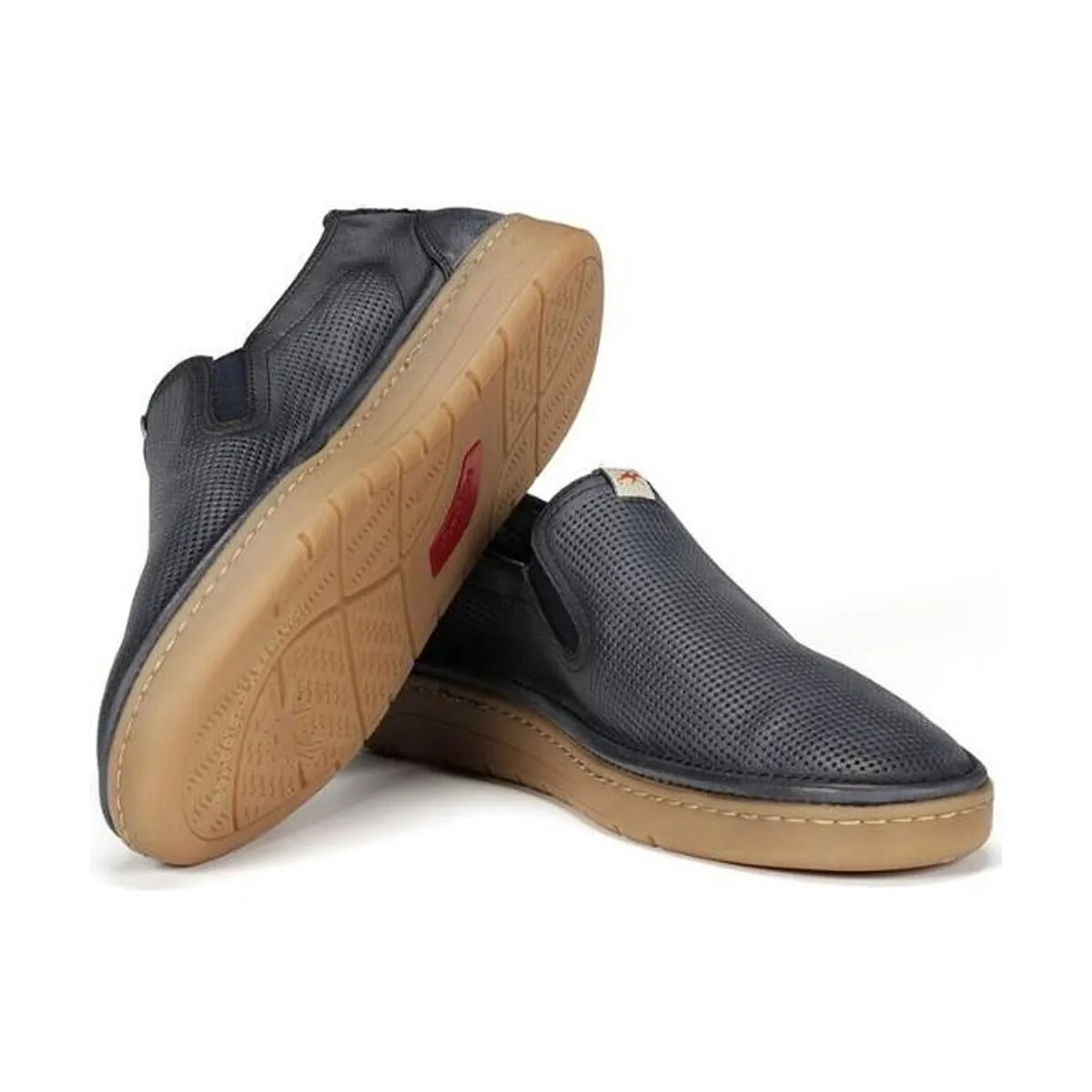 MOCASINES DE PIEL PARA HOMBRE  LEO F1946 MARINO