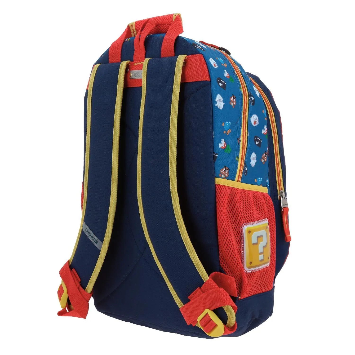 Mochila Azul Mario Bros Grande Para Nio Chenson Wers