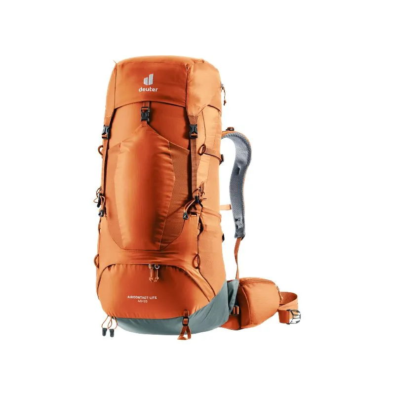 MOCHILA DEUTER AIRCONTACT LITE 40 + 10 (CASTAñOTEAL)