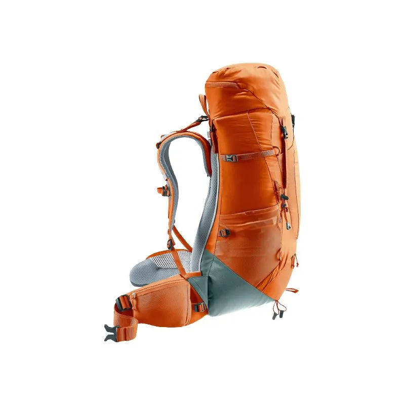 MOCHILA DEUTER AIRCONTACT LITE 40 + 10 (CASTAñOTEAL)