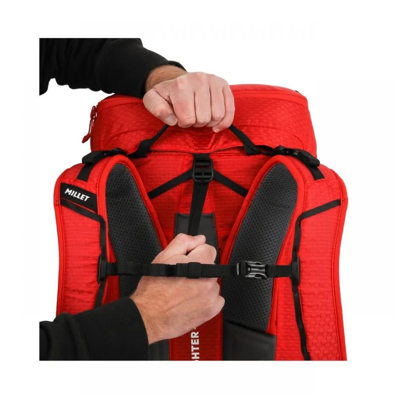 Mochila Millet Prolighter 60+20 (rojo)