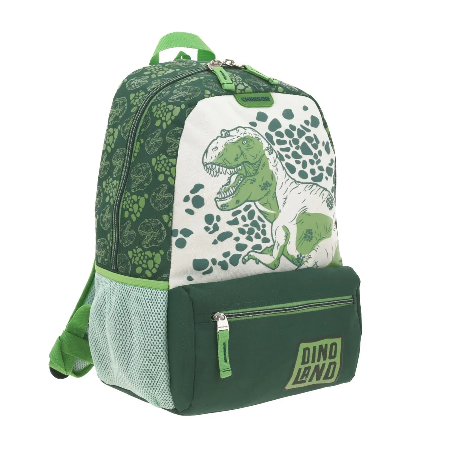 Mochila Verde De Dinosaurio Para Nio Chenson Dinoly