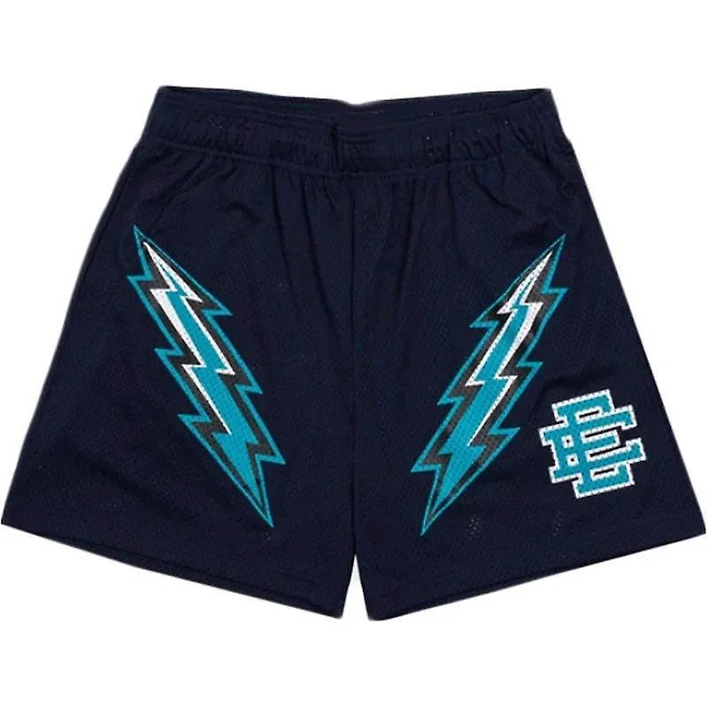 Moda Eric Emanuel EE Pantalones cortos de verano Gimnasio Hombres Deportes Correr Fitness Pantalones cortos de playa Entrenamien