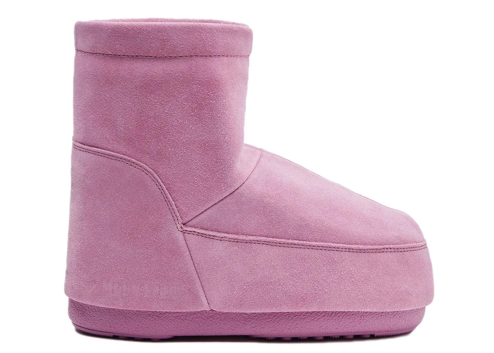 Moon Boot No Lace Suede Boot Pink