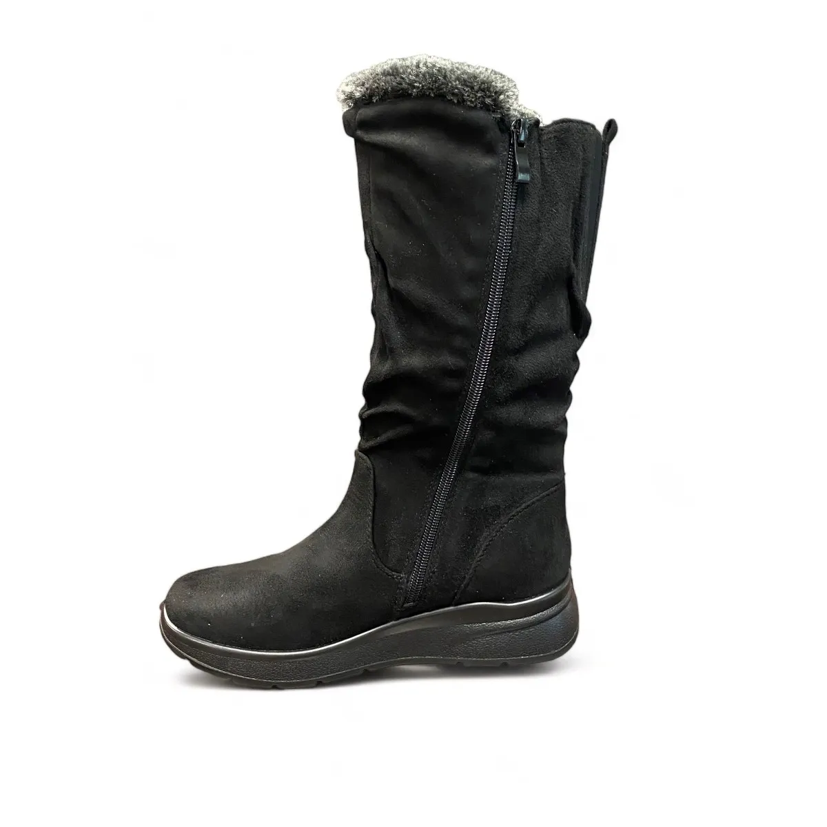 Mysoft rebajas bota caña media adorno pelito My22m558