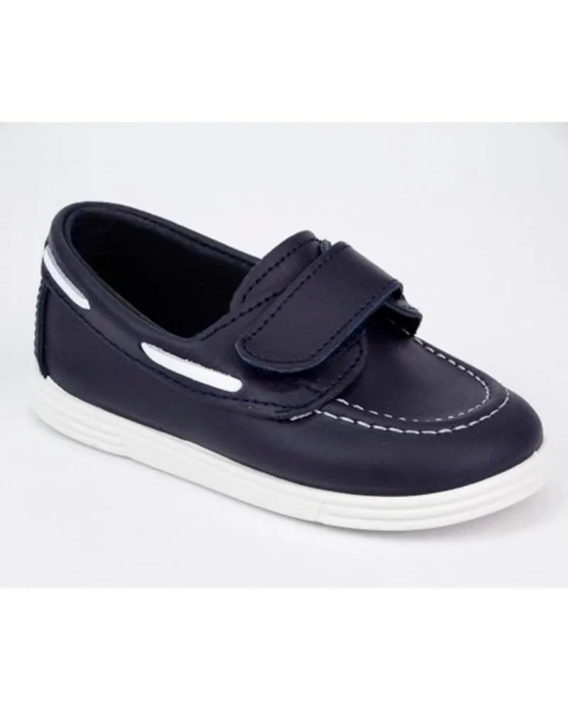 NAUTICOS JAVER  DE NIñO  167 NAUTICOS DE VELCRO PARA NIÑO  MARINO