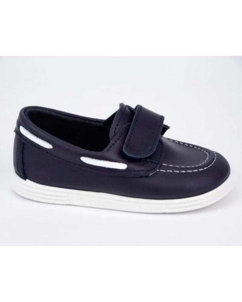 NAUTICOS JAVER  DE NIñO  167 NAUTICOS DE VELCRO PARA NIÑO  MARINO