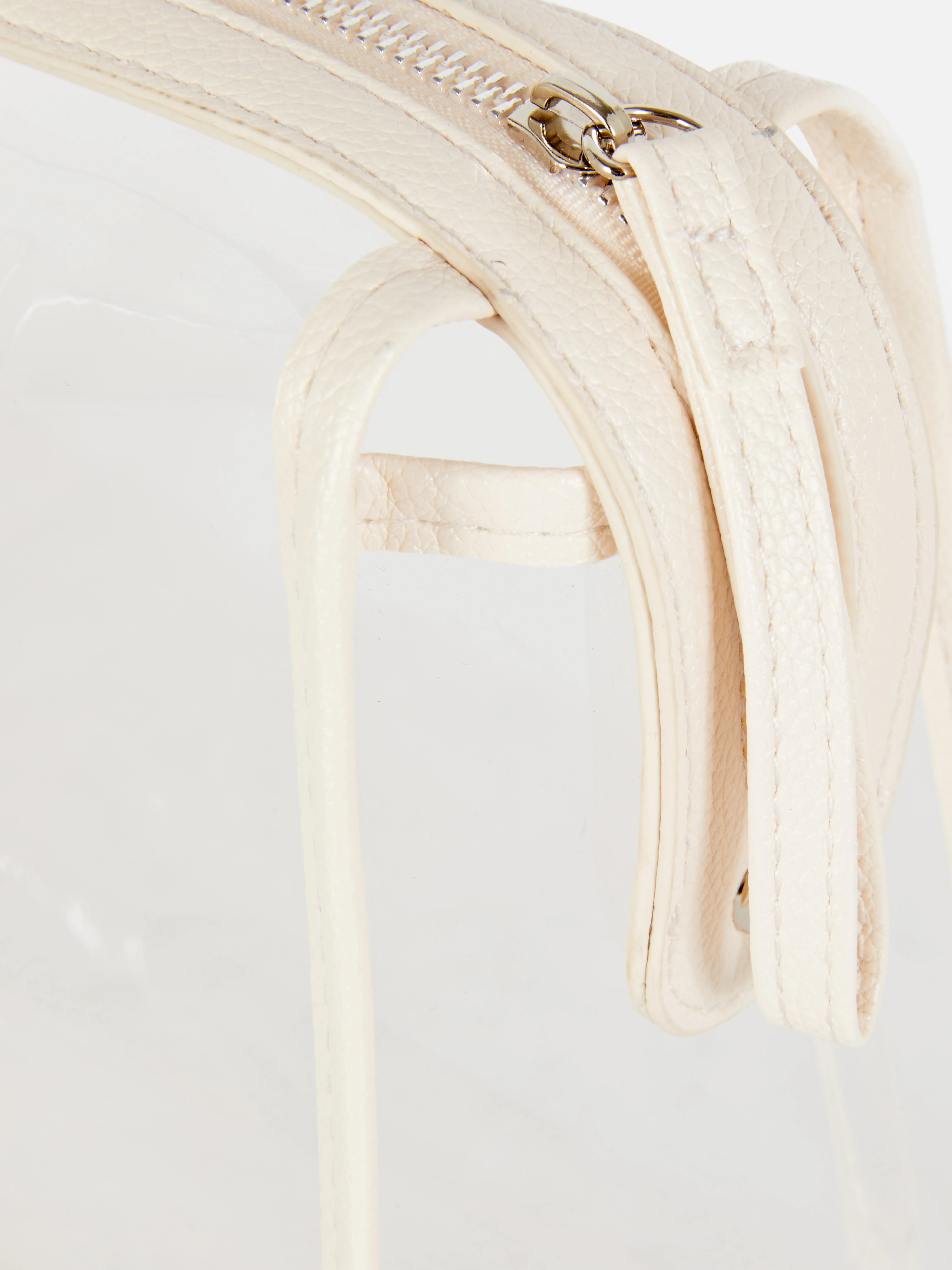 Neceser transparente con cremallera