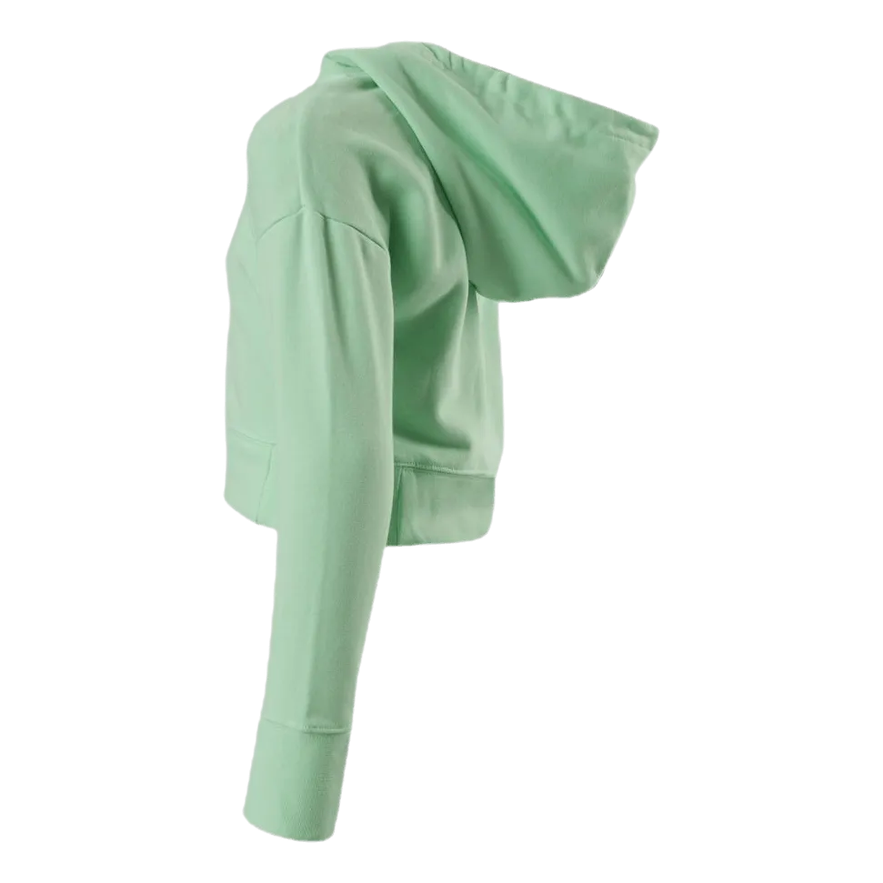 Nike Junior NSW Crop Hoodie Green